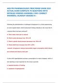 HESI PN PHARMACOLOGY PROCTORED EXAM 2025  ACTUAL EXAM COMPLETE 70 QUESTIONS WITH  DETAILED VERIFIED ANSWERS &lpar;100&percnt; CORRECT  ANSWERS&rpar; &sol;ALREADY GRADED A&plus; 