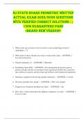 NJ State Board Prometric Written  ACTUAL EXAM 2025&sol;2026 QUESTIONS  WITH VERIFIED CORRECT SOLUTIONS &vert;&vert;  100&percnt; GUARANTEED PASS  <BRAND NEW VERSION> 