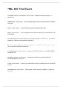 PHIL 105 Final Exam Questions With Correct Detailed Answers&period;