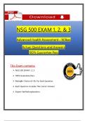 NSG 500 &sol; NSG 500 &lpar;Exam 1&comma; 2&comma; 3&rpar; &lpar;Latest 2025 &sol; 2026&rpar; Actual Qs & Ans to Pass the Exam Advanced Health Assessment - Wilkes