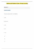 BioChem 210 Module 2 Exam&vert;Questions and Answers&vert;2025 Update&vert;100&percnt; Correct - Portage Learning
