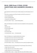 BUAL 5380 Exam 2 FINAL EXAM QUESTIONS AND ANSWERS GRADED A &plus;&period;