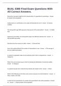 BUAL 5380 Final Exam Questions With All Correct Answers&period;