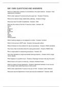 MK1 SWE QUESTIONS AND ANSWERS