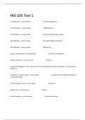  HIS 225 Test 1 Questions And Correct Verified Answers&period;