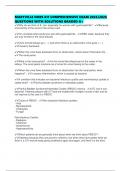 MARYVILLE NURS 611 COMPREHENSIVE EXAM 2025&sol;2026 QUESTIONS WITH SOLUTIONS GRADED A&plus;