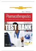  TEST BANK PHARMACOTHERAPEUTICS FOR ADVANCED PRACTICE NURSE PRESCRIBERS 5TH EDITION WOO ROBINSON ALL CHAPTERS 1-55 COVERED NEWEST VERSION&period;