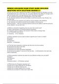 MENDIX ADVANCED EXAM STUDY GUIDE 2025&sol;2026 QUESTIONS WITH SOLUTIONS GRADED A&plus;