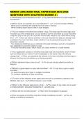 MENDIX ADVANCED FINAL PAPER EXAM 2025&sol;2026 QUESTIONS WITH SOLUTIONS GRADED A&plus;