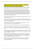 MENDIX ADVANCED REVISION EXAM TEST 2025&sol;2026 QUESTIONS WITH SOLUTIONS GRADED A&plus;