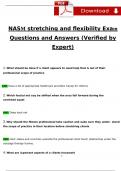NASM EXAM PACK &lpar;GRADED A&plus;&rpar;