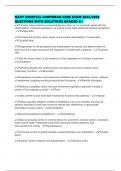NAVY HOSPITAL CORPSMAN CORE EXAM 2025&sol;2026 QUESTIONS WITH SOLUTIONS GRADED A&plus;