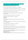 NAVY HOSPITAL CORPSMAN EXAM SCRIPT 2025&sol;2026 QUESTIONS WITH SOLUTIONS GRADED A&plus;