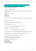 NAVY HOSPITAL CORPSMAN HCB TEST 3 2025&sol;2026 QUESTIONS WITH SOLUTIONS GRADED A&plus;