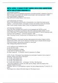 NETA LEVEL II EXAM STUDY GUIDE 2025&sol;2026 QUESTIONS WITH SOLUTIONS GRADED A&plus;