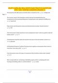SOUTH CAROLINA REAL ESTATE EXAM PRACTICE QUESTIONS WITH 100&percnt; VERIFIED ANSWERS GRADED A&plus;