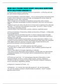 NURS 8024 PHARM EXAM SCRIPT 2025&sol;2026 QUESTIONS WITH SOLUTIONS GRADED A&plus;
