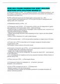 NURS 8024 PHARM EXAMINATION SHEET 2025&sol;2026 QUESTIONS WITH SOLUTIONS GRADED A&plus;