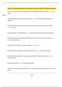 Real Estate Appraisal Test Questions with 100&percnt; Verified Answers