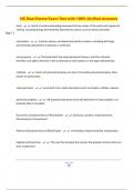 NC Real Estate Exam Test with 100&percnt; Verified Answers