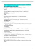 TCFP FIRE OFFICER 3 FINAL PAPER 2025&sol;2026 QUESTIONS WITH SOLUTIONS GRADED A&plus;