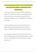 RN Leadership Online Practice TEST   REAL EXAM QUESTIONS WITH  100&percnt; RATED CORRECT ANSWERS 2025 LATEST UPDATED GET A&plus;