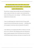 RN Leadership Online Practice TEST 2025A  REAL EXAM QUESTIONS WITH  100&percnt; RATED CORRECT ANSWERS 2025 LATEST UPDATED GET A&plus;