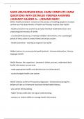 NURS 208&sol;NURS208 FINAL EXAM COMPLETE EXAM QUESTIONS WITH DETAILED VERIFIED ANSWERS &sol;ALREADY GRADED A&plus; &sol;&sol;BRAND NEW&excl;&excl;
