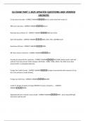 EA EXAM PART 1 2025 UPDATED QUESTIONS AND VERIFIED ANSWERS