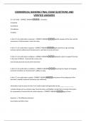 COMMERCIAL BANKING FINAL EXAM QUESTIONS AND VERIFIED ANSWERS