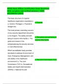 IAHSS Basic Officer Certification Exam Questions With complete and verified answers &vert; 100&percnt; ACCURATE&excl;&excl; &vert;2025&vert;