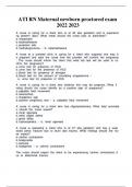 ATI RN HESI Med Surg II HESI Test Bank 2022 2023 Exam Questions and Answers