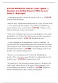 BSN 366 HESI RN Exit Exam V2 &lpar;Latest Update  &sol;&rpar;  Questions and Verified Answers &vert; 100&percnt; Correct &vert;  Grade A - Nightingale 