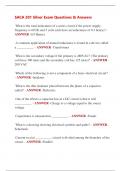 SACA 201 Silver Exam Questions & Answers