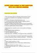 LATEST &lpar;2025&rpar; HAZMAT 5a TEST QUESTIONS WITH 100&percnt; VERIFIED ANSWERS