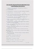 Life-Span Development Final &lpar;Straighterline&rpar; Exam Latest Questions with Answers&period;
