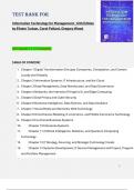 Test Bank For  Information Technology for Management&comma; 12th Edition by Efraim Turban&comma; Carol Pollard&comma; Gregory Wood All Chapters 1-13 Complete