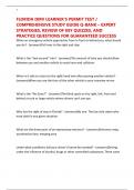 FLORIDA DMV LEARNER'S PERMIT TEST &sol; COMPREHENSIVE STUDY GUIDE Q-BANK &ndash; EXPERT STRATEGIES&comma; REVIEW OF KEY QUIZZES&comma; AND PRACTICE QUESTIONS FOR GUARANTEED SUCCESS