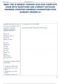 NBRC TMC B NEWEST VERSION 2024-2025 COMPLETE  EXAM WITH QUESTIONS AND CORRECT DETAILED  ANSWERS &vert;&vert;VERIFIED ANSWERS GUARANTEED PASS  ALREADY GRADED A&plus; 