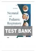 TEST BANK For Neonatal and Pediatric Respiratory Care&comma; 6th Edition by Brian K&period; Walsh&comma; All Chapters 1 - 42&comma; Complete Newest Version