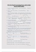 PSY 120 - Final Exam Joshua Foster with Verified Answers 2025 Update&period;