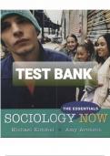 Test Bank for Kimmel and Aronson Sociology Now The Essentials  9780205665600Test Bank for Kimmel and Aronson Sociology Now The Essentials prepared by Elizabeth Pare Wayne State University Boston New York San Francisco Mexico City Montreal Toronto London M