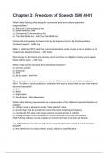Chapter 3&colon; Freedom of Speech ISM 4041 Questions and answers graded A&plus; 2025&sol;2026