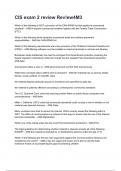 CIS exam 2 review Rev&excl;ew4M3 Questions and answers graded A&plus; 2025&sol;2026