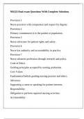 NR222 final exam Questions With Complete Solutions