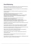 Email Marketing Questions and 'answers graded A&plus; 2025&sol;2026