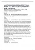 GLST 290 COMPLETE LATEST FINAL EXAM SET BASED WITH QUESTIONS AND ANSWERS