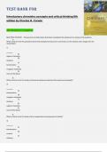 Test Bank for  Introductory chemistry concepts and critical thinking 6th  edition by Charles H&period; Corwin All Chapters Complete