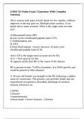 GNRS 515 Patho Exam 3 Questions With Complete Solutions