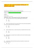 &lbrack;INSTANT PDF DOWNLOAD&rsqb; COMPLETE Test Bank for HUMAN PHYSIOLOGY 16th   EDITION LATEST 2025 ISBN&colon; 978-1260720464